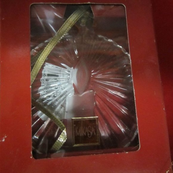 VTG SET OF 3 CRYSTAL ORNAMENTS 80-90'S ERA - Picture 9 of 10